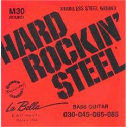La Bella M30  Hard Rockin' Steel Super Lights.  030-085