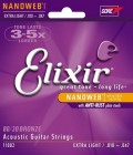 Elixir 11002 Nanoweb Extra Light 80/20 Bronze 10-47