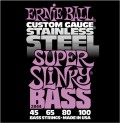 Ernie Ball 2844 Super Slinky Stainless Steel 45-100